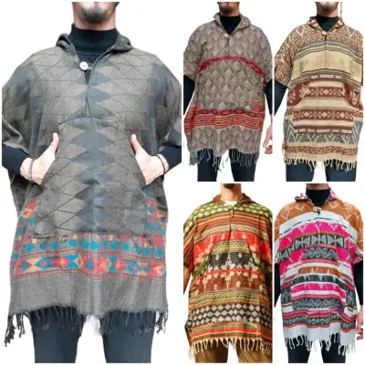 Poncho  multicolor - miniatura 2