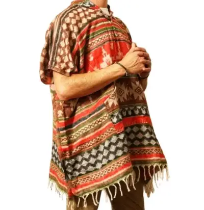 Poncho  multicolor - miniatura 5