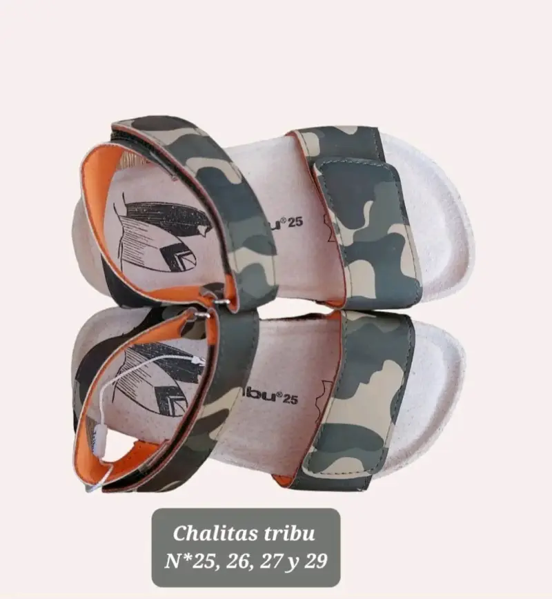 Sandalias infantiles camufladas - 1