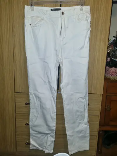 Pantalones blancos mujer - miniatura 1
