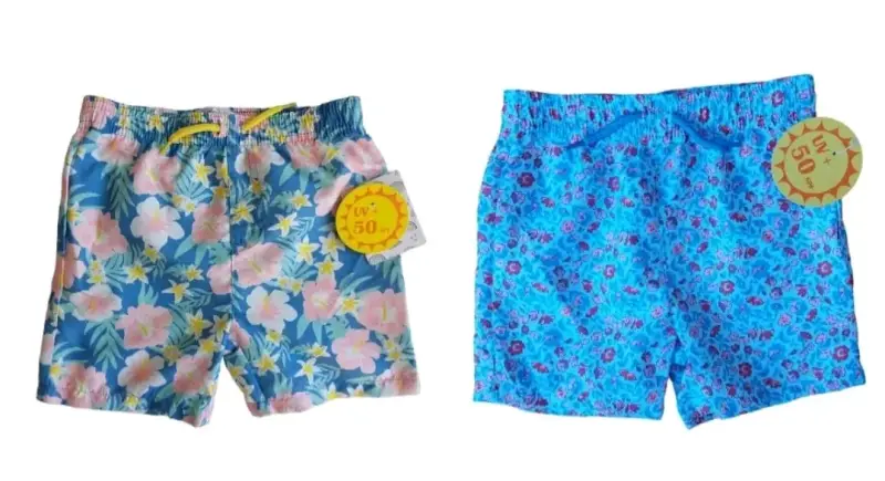 Trajes de baño estampados UV50+