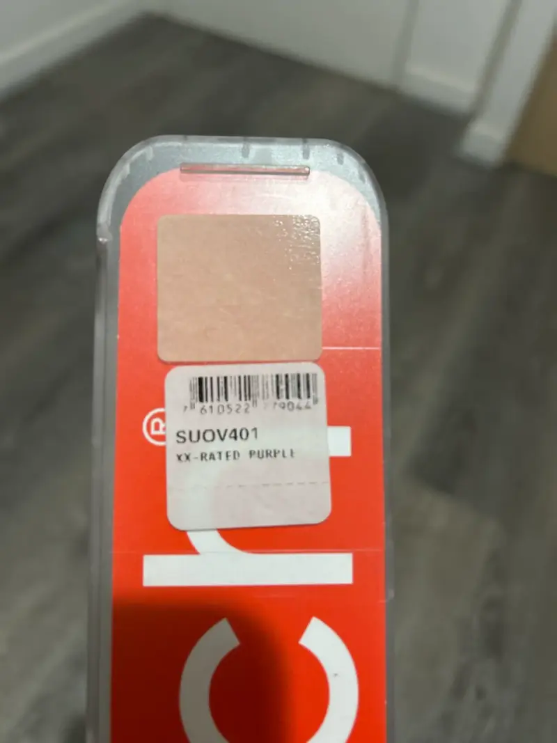 Reloj Swatch púrpura en caja - 4
