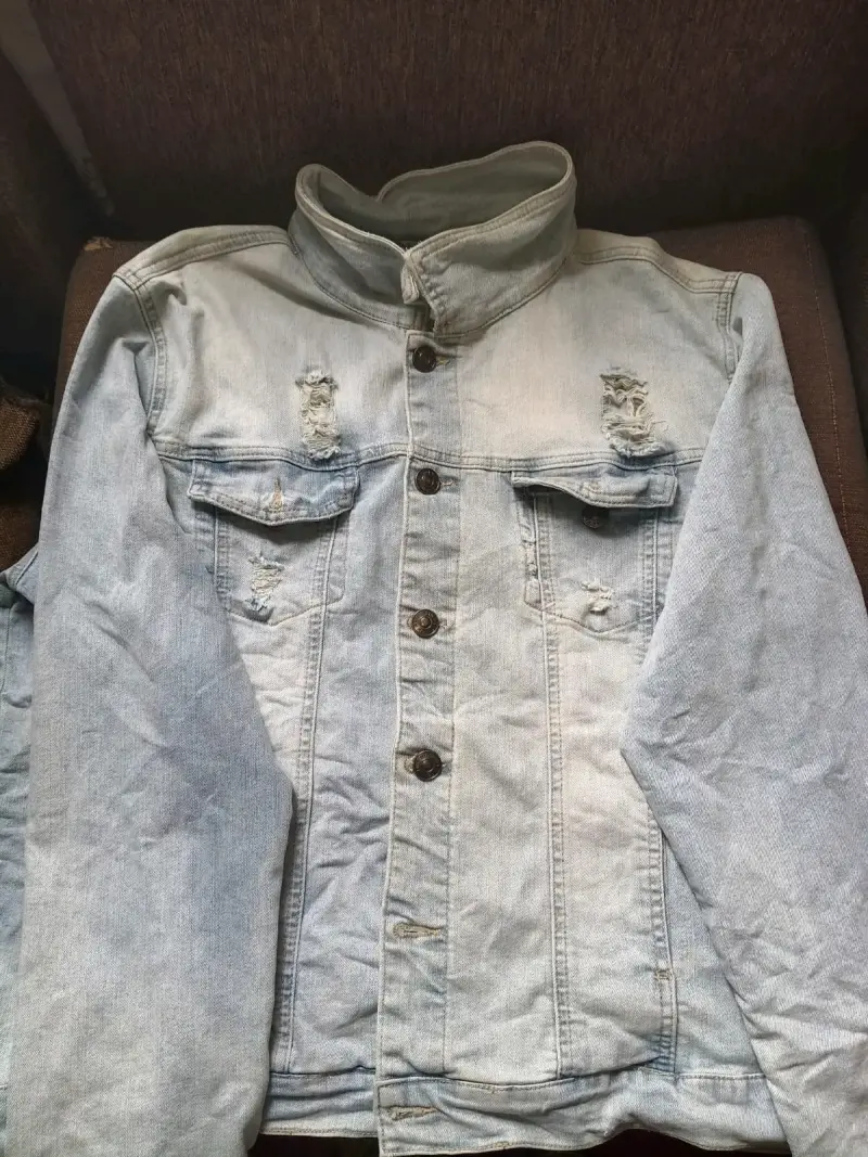 Chaqueta jeans azul claro - 1