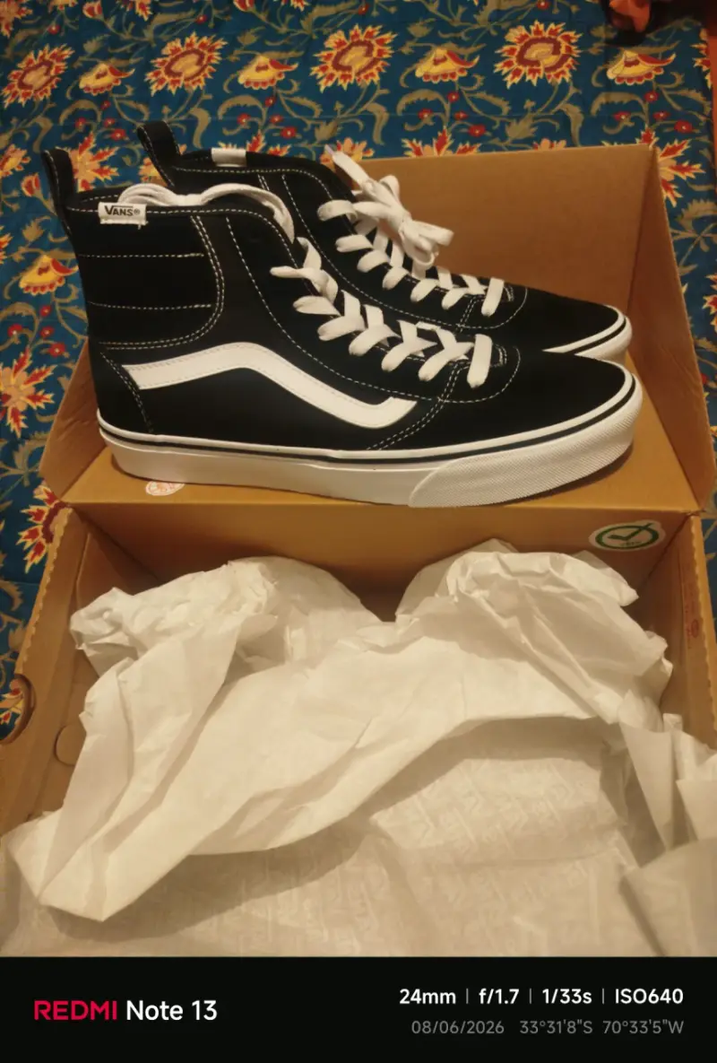Zapatillas negras Vans hombre - 1