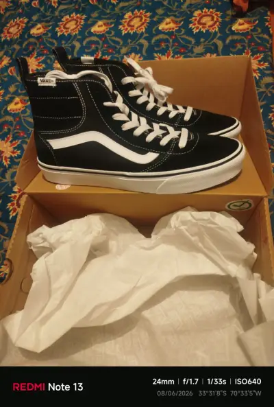 Zapatillas negras Vans hombre - miniatura 1