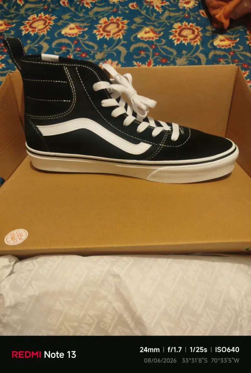 Zapatillas negras Vans hombre - 2