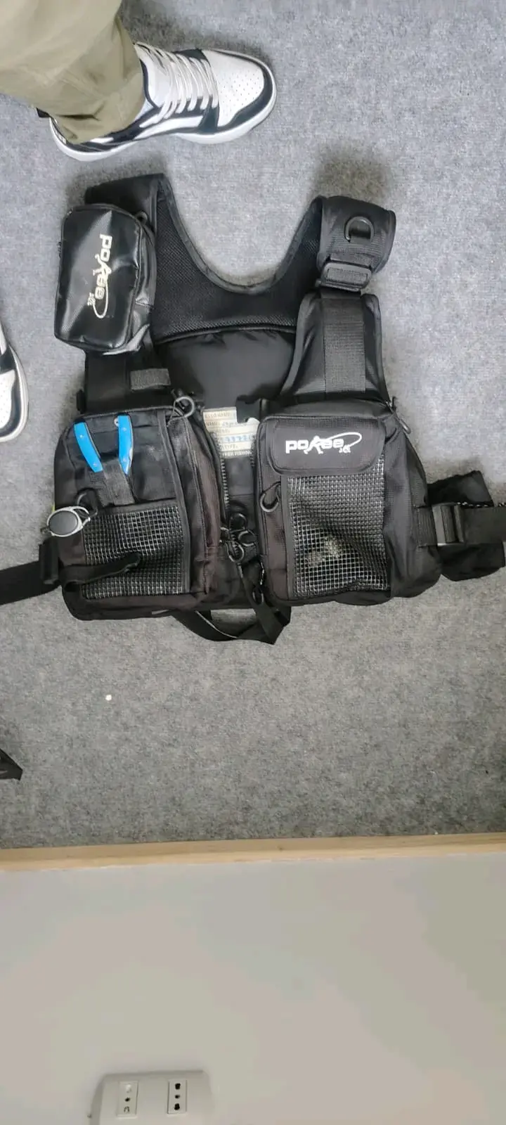 Mochila negra Portaee deportiva de pesca - 2