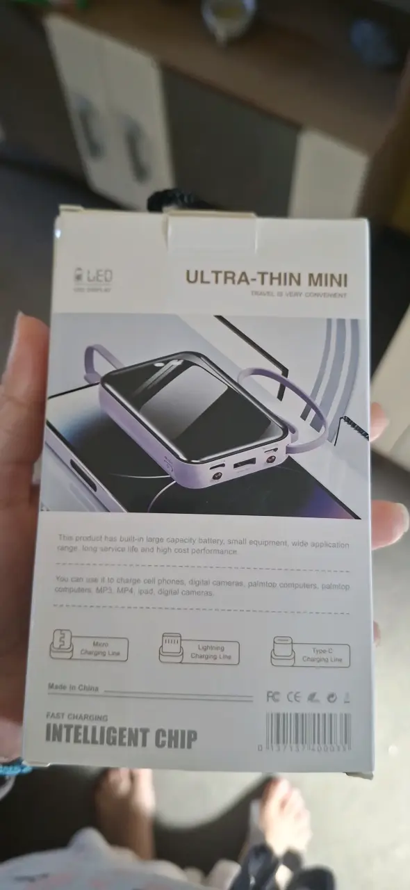 Power bank ultrafino mini
