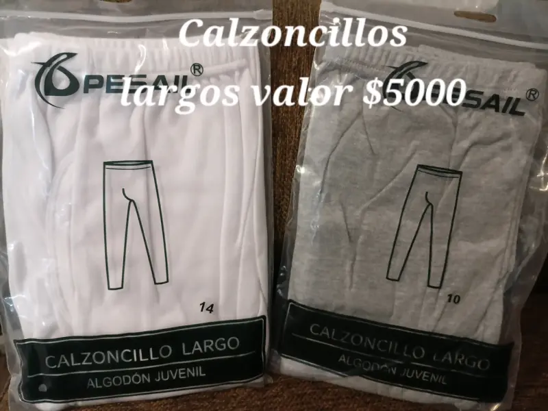 Calzoncillos largos algodón juvenil