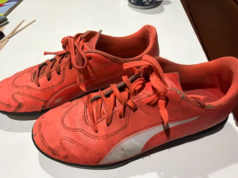 Zapatillas deportivas naranjas - 1