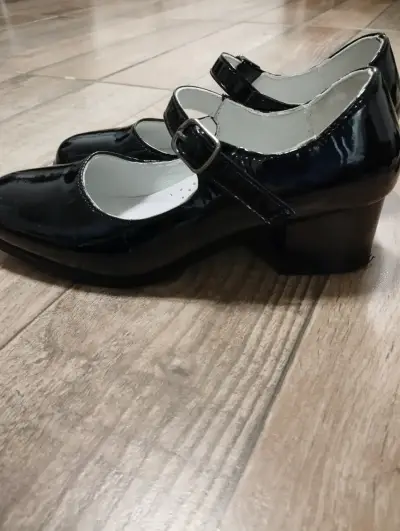Zapatos de charol negro cueca - miniatura 1