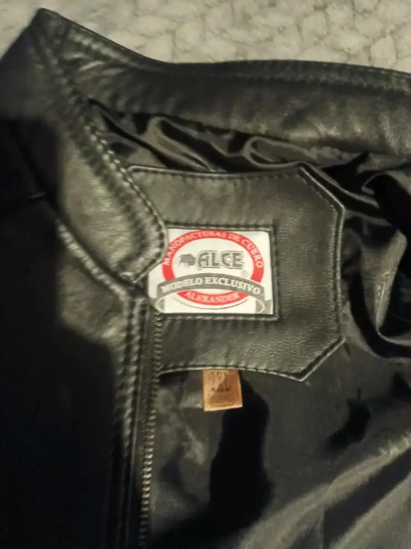 Chaqueta ecocuero hombre talla M - 2