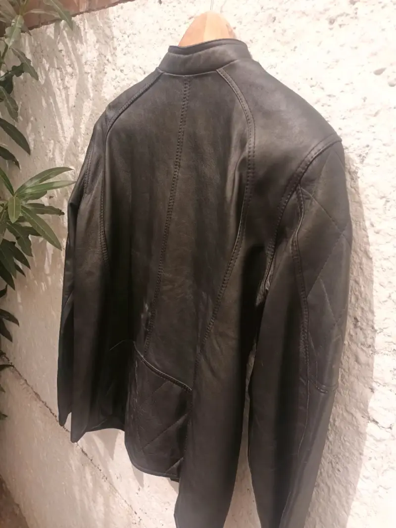Chaqueta ecocuero hombre talla M - 4