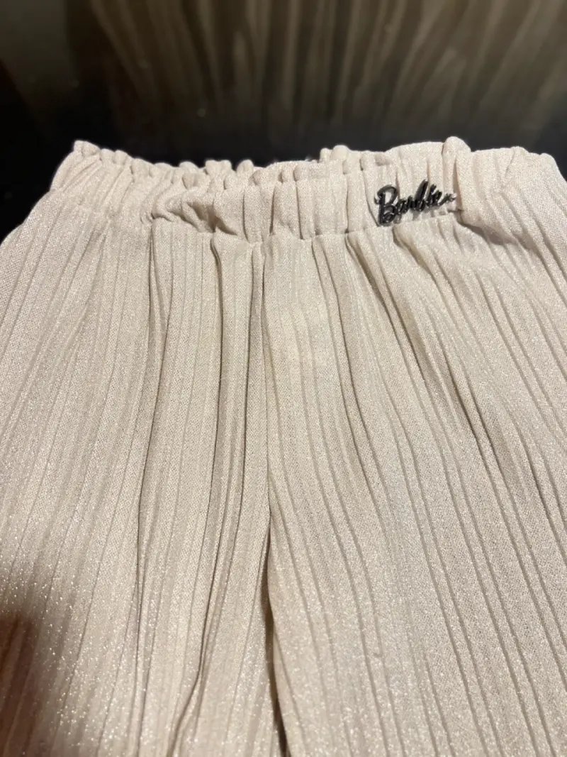 Pantalones plisados beige - 2