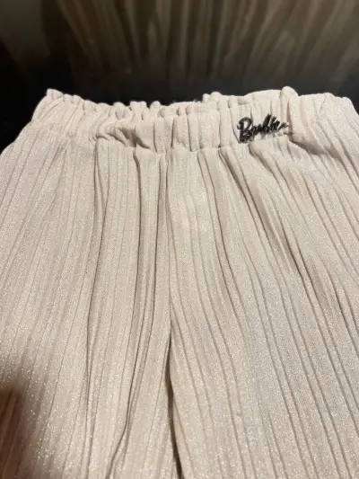 Pantalones plisados beige - miniatura 2