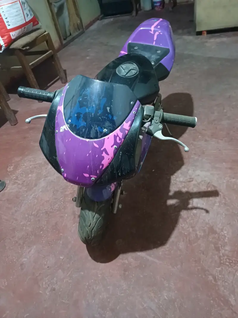 Minimoto morada para niños - 1