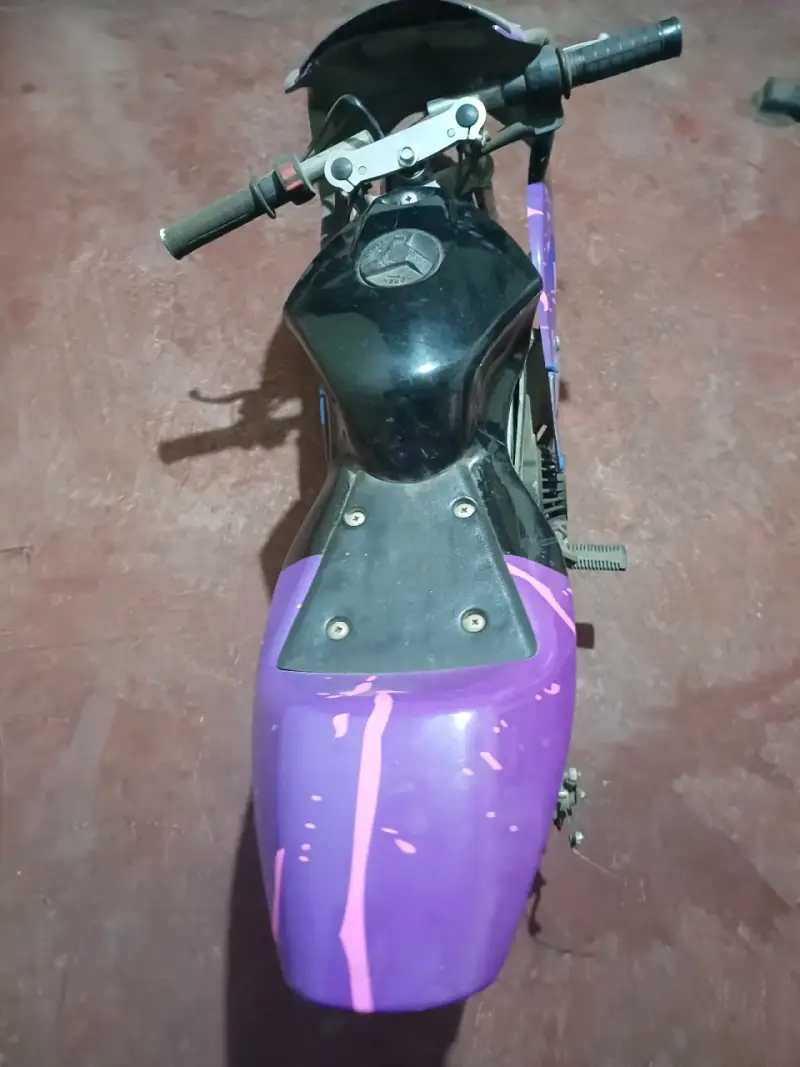Minimoto morada para niños - 2