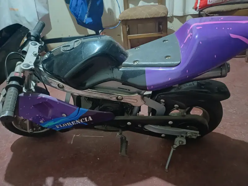 Minimoto morada para niños - 3