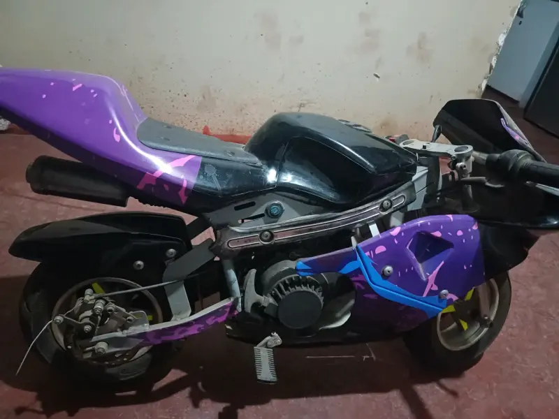 Minimoto morada para niños - 4
