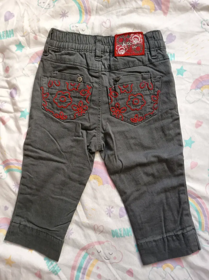 Pantalón gris para niña - 2