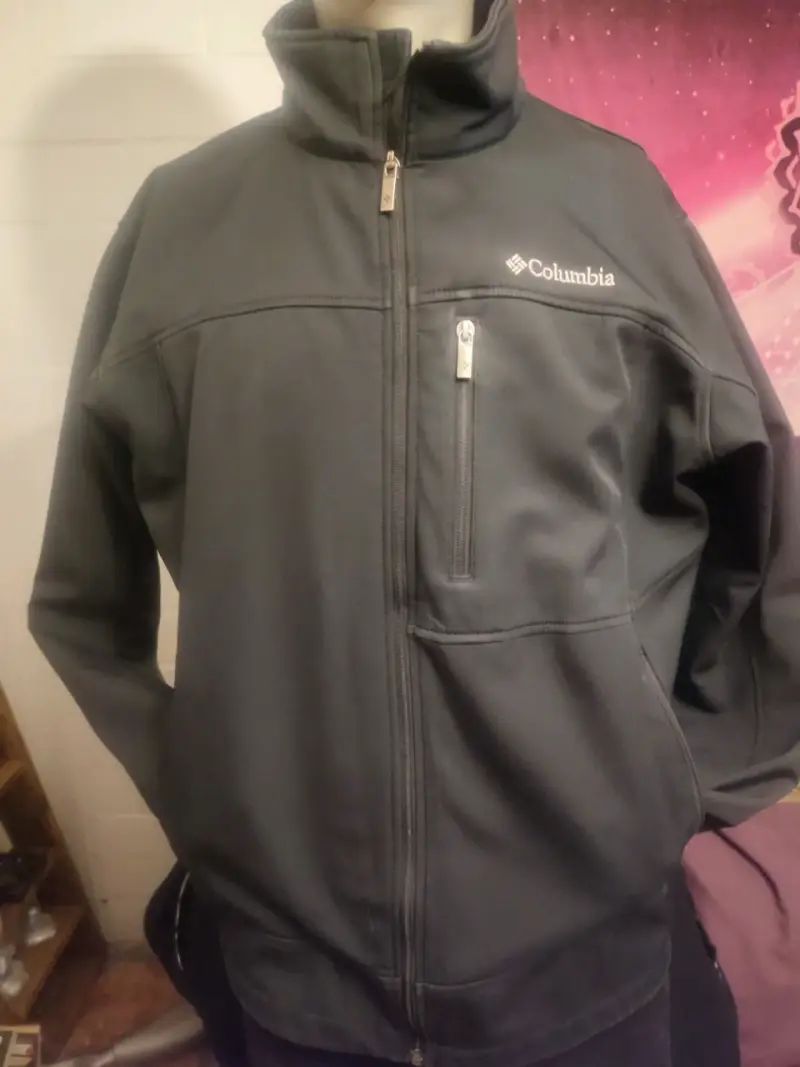 Chaqueta negra Columbia hombre soft shell - 4