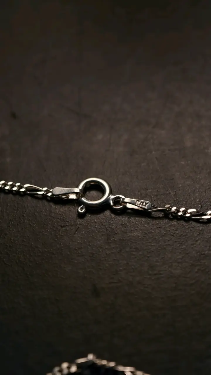 Cadena de plata italiana 925 estilo cartier