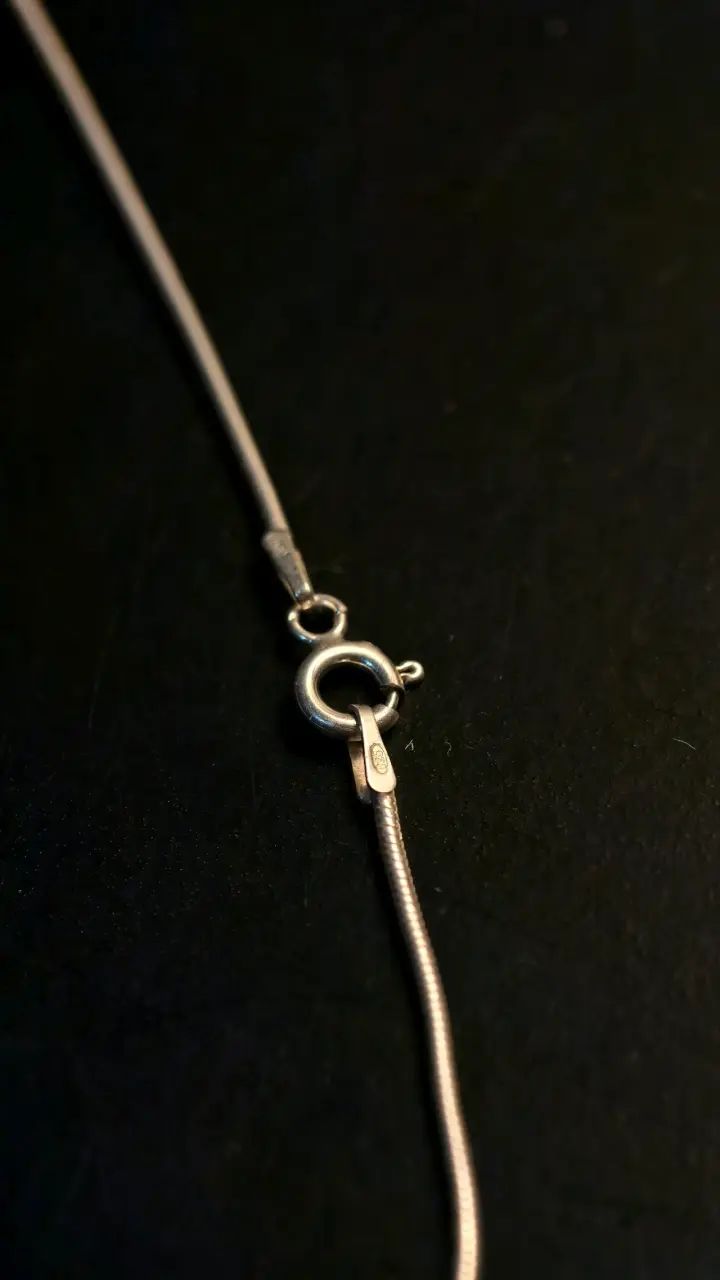 Cadena de plata italiana 925 estilo cola de topo