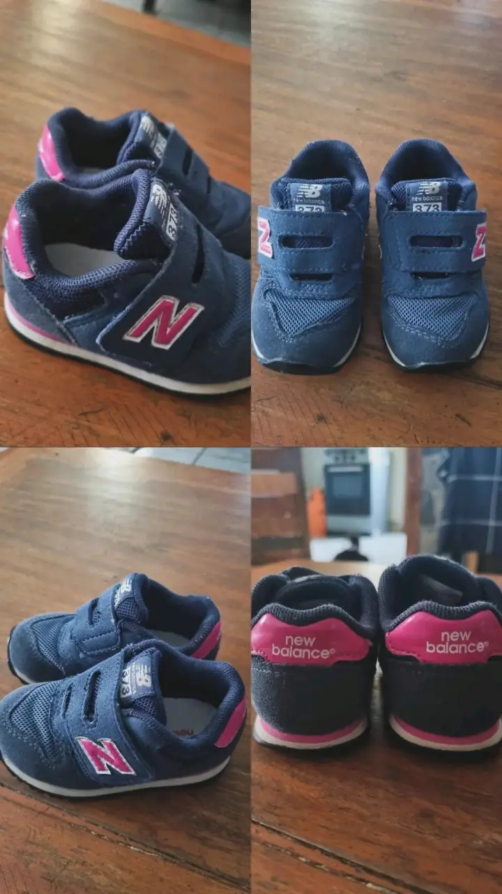 Zapatillas New Balance azul niña talla 20