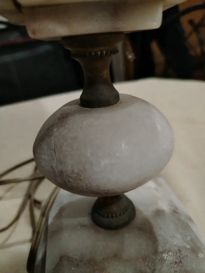 Lámpara de mármol vintage - 3