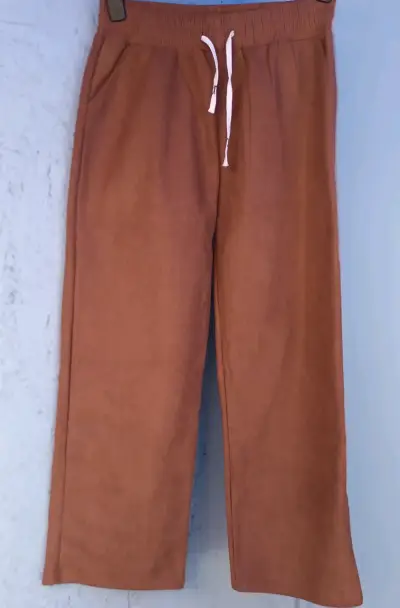 Pantalones cotelé anaranjados  mujer - miniatura 6