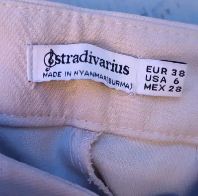 Pantalones beige elegantes - miniatura 2