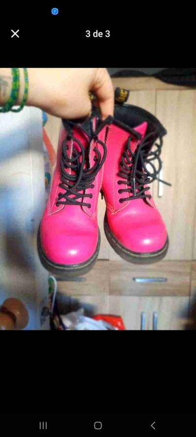 Botas dr.martens rosadas 27 - miniatura 2