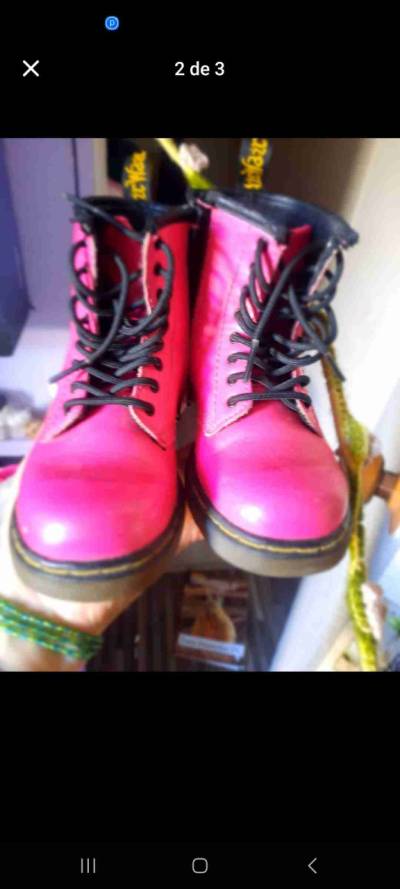 Botas dr.martens rosadas 27 - miniatura 3
