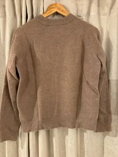 Sweater café claro Zara con lana - miniatura 5