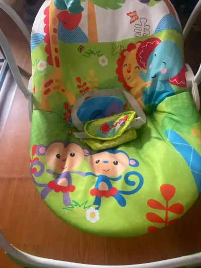 Silla mesedora de bebé unisex - miniatura 3