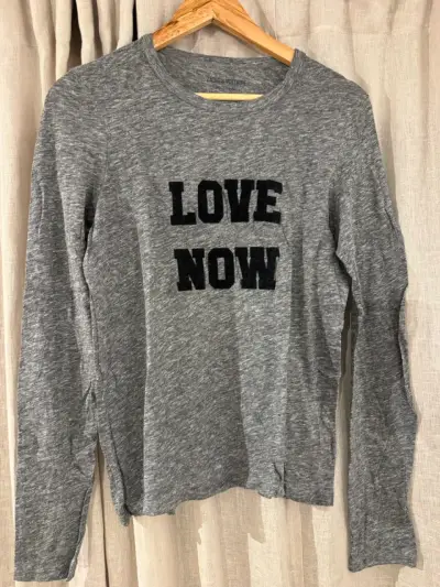 Polera gris 'LOVE NOW' Zadig&Voltaire - miniatura 1