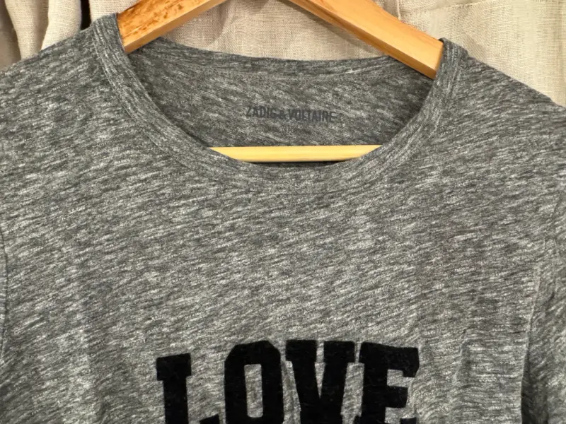 Polera gris 'LOVE NOW' Zadig&Voltaire - 2