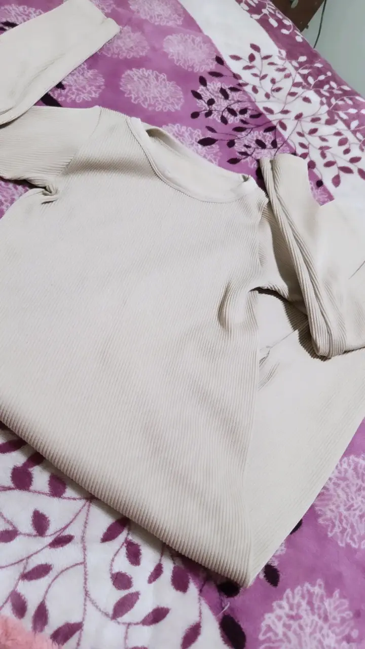 Vestido largo beige