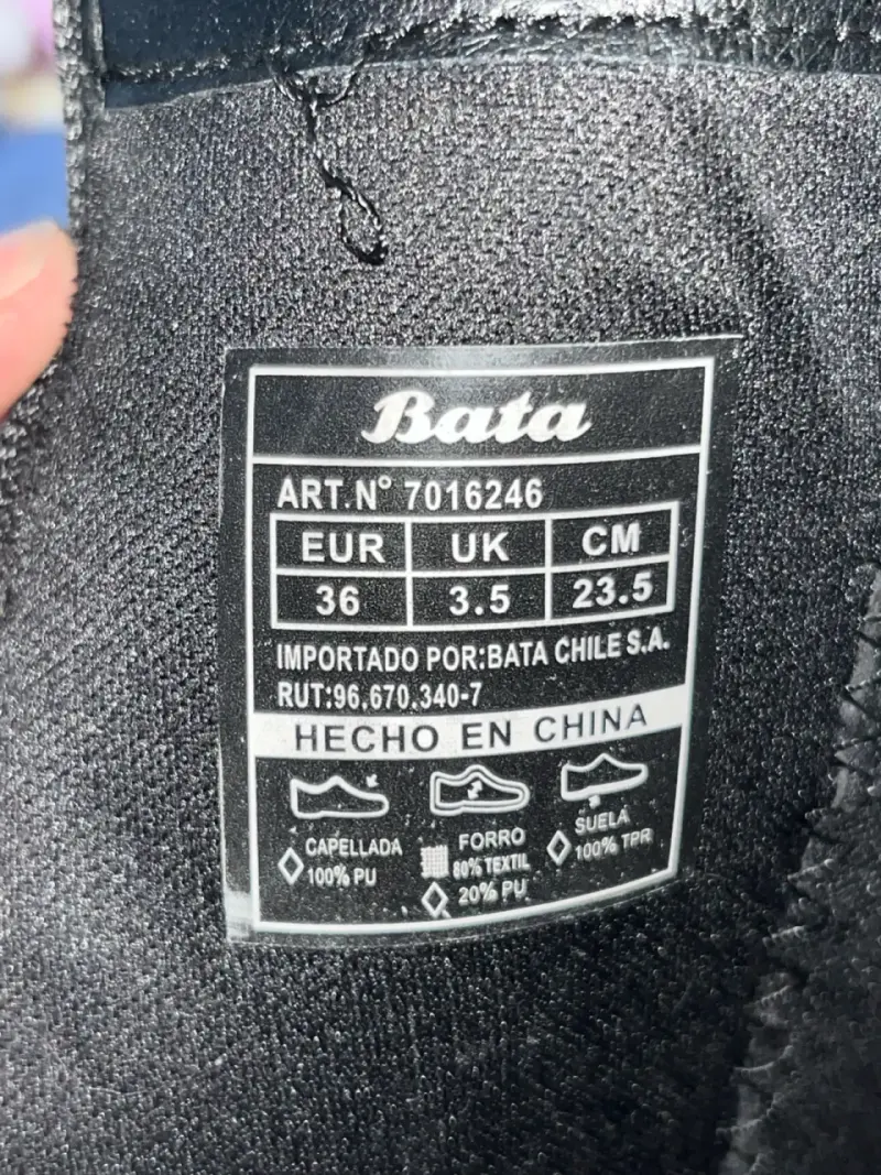 Botas negras de cuero talla 36 - 4