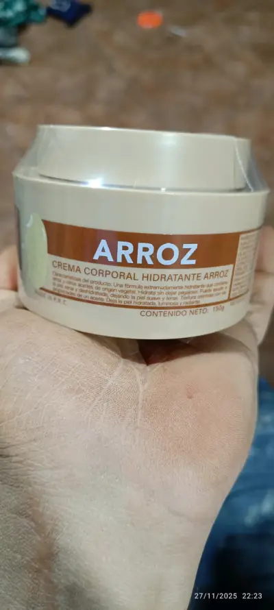Crema corporal hidratante arroz 150g - miniatura 1