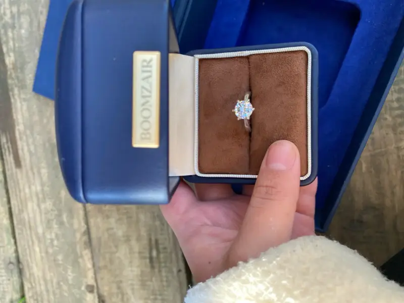Anillo con diamante boomzair de compromiso - 1