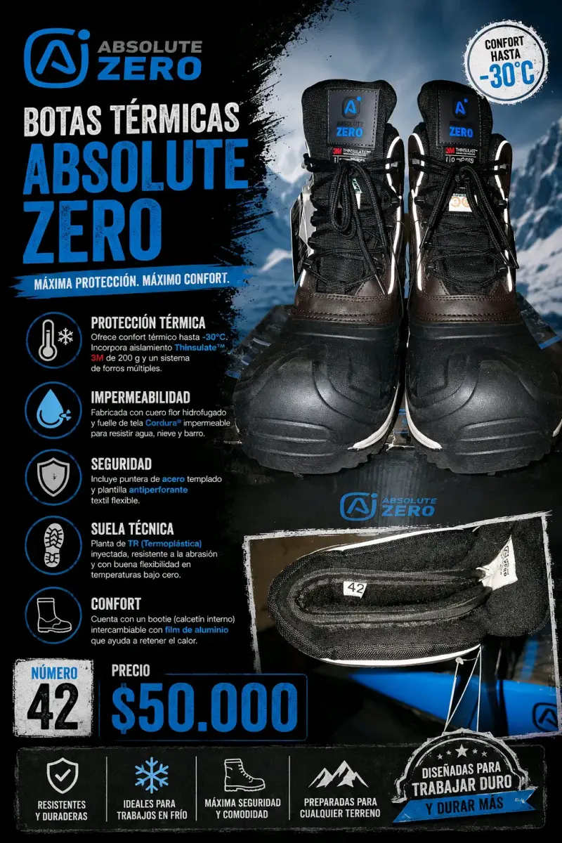 Botas térmicas Absolute Zero