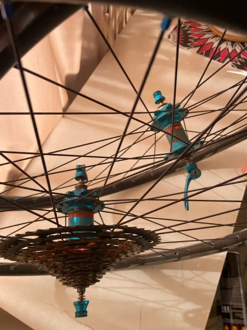 Ruedas de bicicleta con piñón - 5
