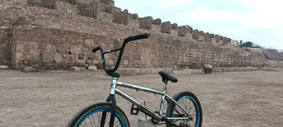 Bicicleta BMX negra y azul - miniatura 1