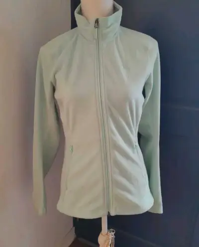 Chaqueta polar verde menta - miniatura 1