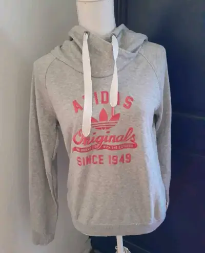 Polerón gris con capucha Adidas - miniatura 1