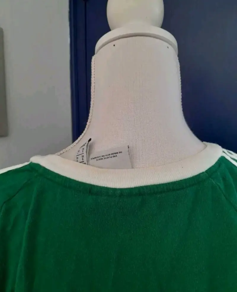 Polera verde Adidas - 4