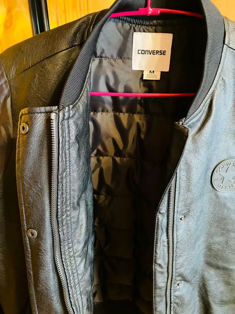 Chaqueta de cuero Converse All Star - 6