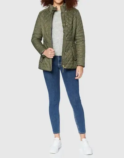 Chaqueta acolchada verde oliva - miniatura 3