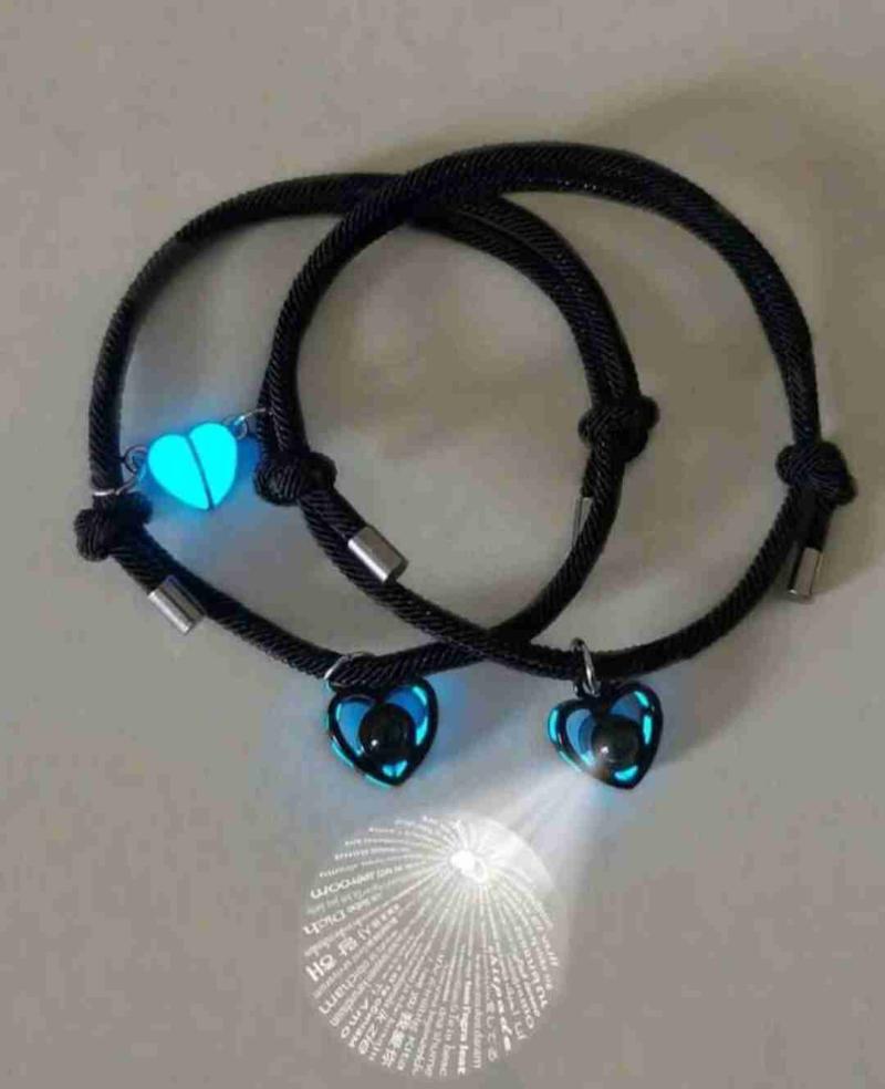 Pulseras de pareja luminosas - 6